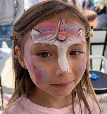 Unicorn forehead design